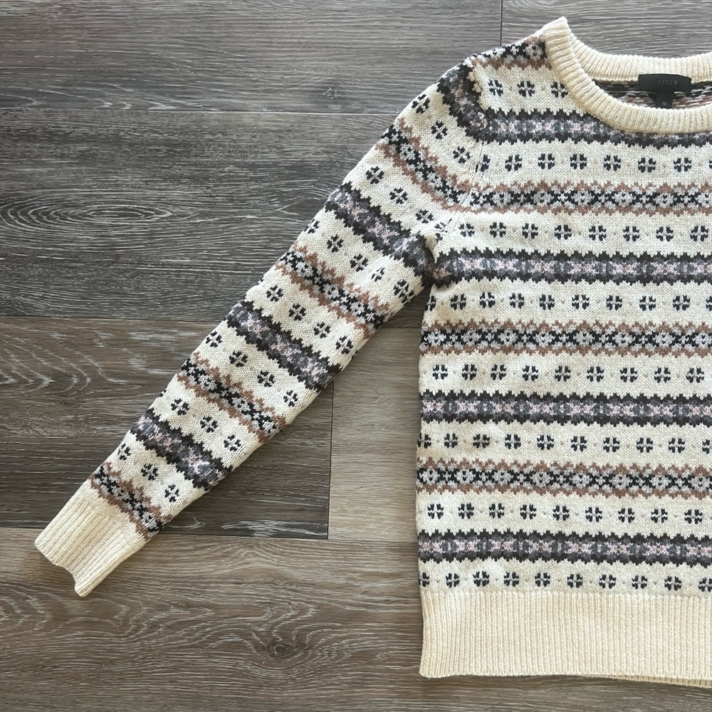 Fair Isle Lambs Wool Sweater